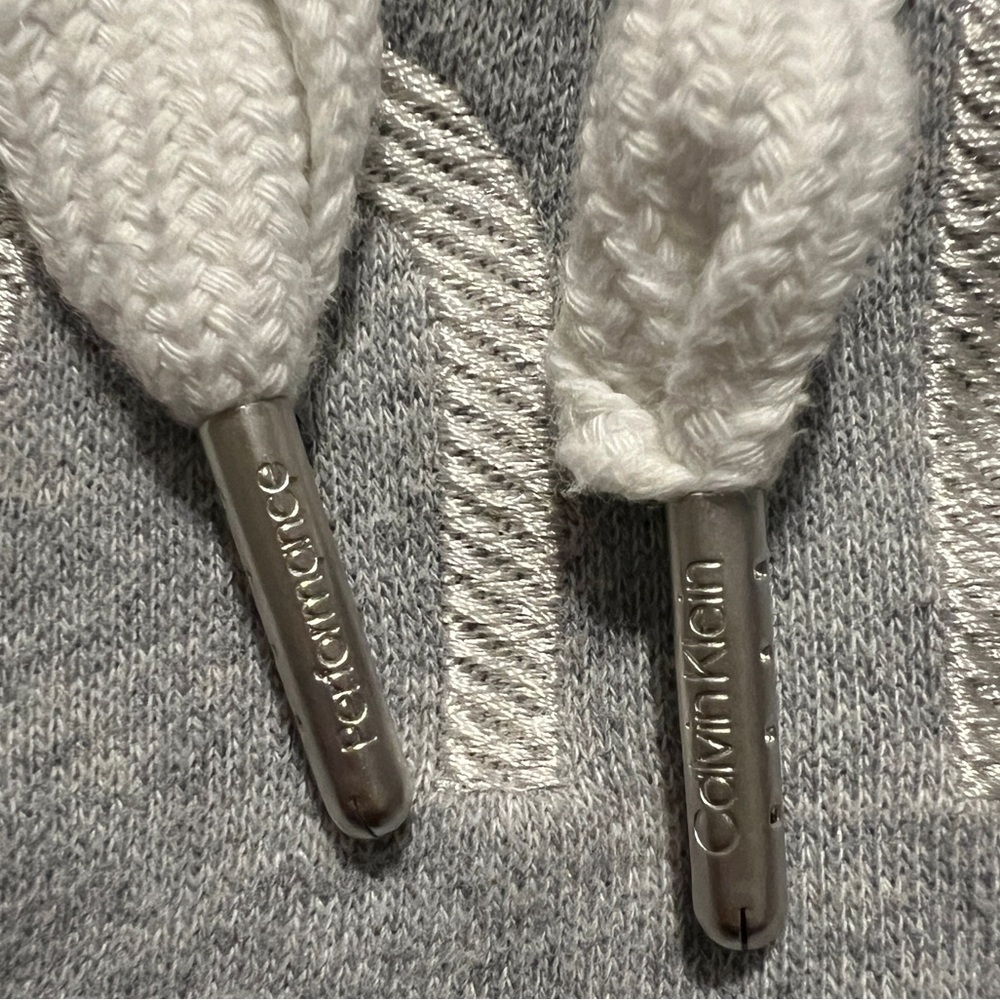 CALVIN KLEIN PERFORMANCE LIKE NEW! WOMEN’S HOODIE IN HEATHERED GRAY SIZE LARGE - Picture 5 of 10
